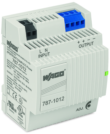 WAGO Compact netvoeding 230VAC 24VDC 2,5A 787-1012