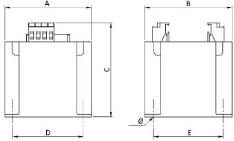 Dimensionering EDR E230TC250