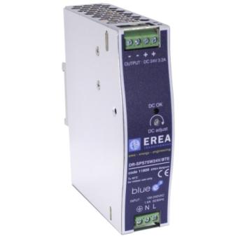 EREA 1fase geschakelde en gestabiliseerde gelijkspanningsvoeding (regelbaar) DR-SPS75W12V/BTE