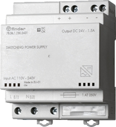 FINDER power supply 12VDC 4,2A 50W 78.50.1.230.1203