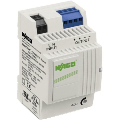 WAGO Compact netvoeding 230VAC 24VDC 1,3A 787-1002