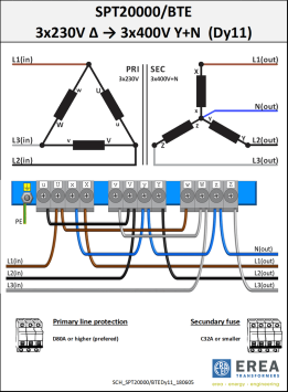 Connection Diagram Dy11 SPT20000BTE