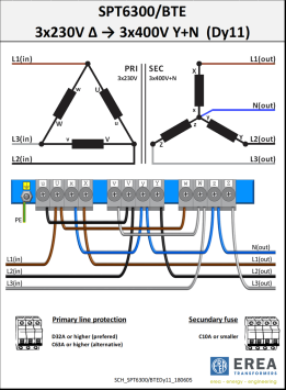 Connection Diagram Dy11 SPT6300BTE