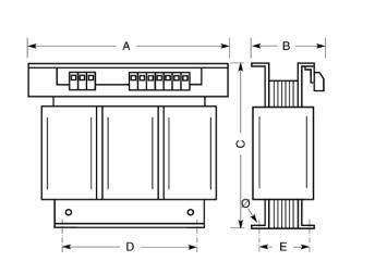 Dimensies SPT6300/D